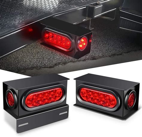 steel light box trailer|stainless steel tail light boxes.